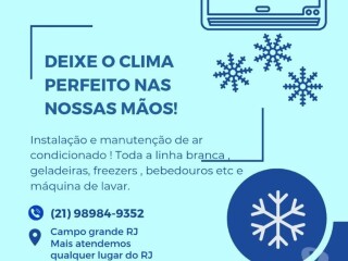 Instalaco e manutenco ar condicionado geladeiras Campo Grande Rio de Janeiro Pintor de parede e reformas no [***] 