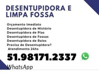 Desentupimento de Tubulaco de Fossa e Esgotos Poa rs Porto Alegre Norte Servicos especializados no [***] 