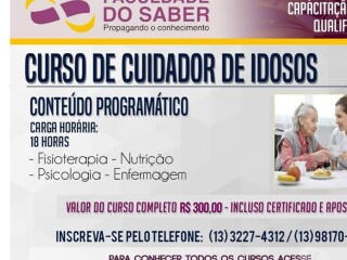 Curso de Cuidador de Idosos em Santos Santos SP cursos tcnicos enfermagem esttica profissionalizantes [***] 