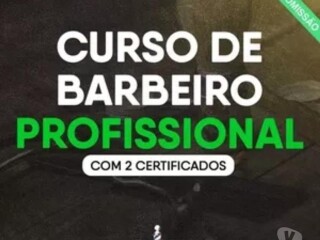 Curso de Barbeiro Profissional Claudio MG cursos tcnicos enfermagem esttica profissionalizantes [***] 