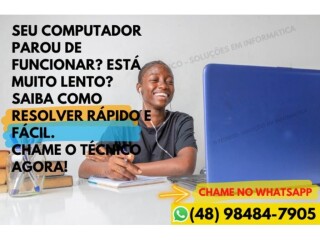 Manutenco de Computadores Notebooks a Domiclio WhatsApp Sao Jose SC Assistncia tcnica e conserto de eletrnico no [***] 