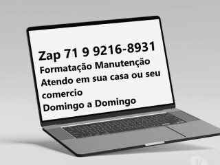 Formataco de Notebook Domicilio em Salvador BA Centro de Salvador Assistncia tcnica e conserto de eletrnico no [***] 