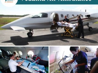 Choose Vedanta Air Ambulance in Guwahati with WorldLevel Medical Treatment