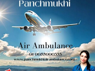 With LifeSustaining Healthcare Tools Take Panchmukhi Air Ambulance Services in Chennai