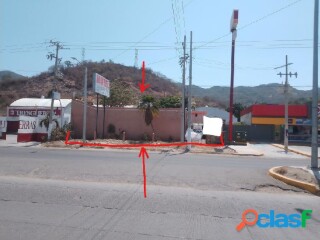 Renta terreno comercial cayaco -pto marq llano largo acapulco en Acapulco De Juárez | Clasf inmobiliaria