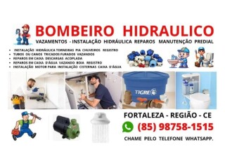 BOMBEIRO HIDRAULICO VAZAMENTOS 85 98758-1515 Fortaleza Cidade - Pintor de parede e reformas 