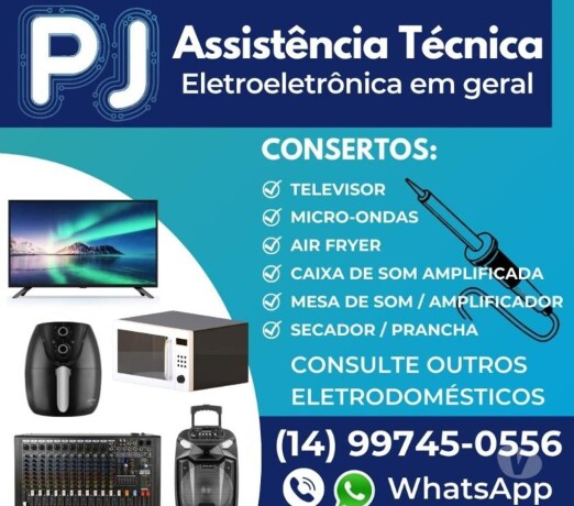 consertos-de-tv-audio-micro-ondas-air-fryer-bauru-sp-pintor-de-parede-e-reformas-big-0