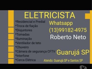 Eletricista Residencial Guaruja SP - Pintor de parede e reformas 