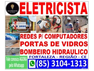 ELETRICISTA - EMERGENCIA 24 HORAS 85 3104-1313 Fortaleza Cidade - Pintor de parede e reformas 