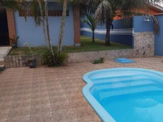 Chácara, Sítio e Rancho de temporada em centro, Santa Helena Paraná. Casa com piscina para locacão em Santa HelenaPr