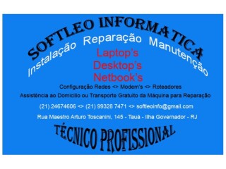 TÉCNICO DE INFORMATICA Ilha do Governador - Assistência técnica e conserto de eletrônico 