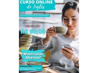 Curso com Mentoria de Inglês - Aulas Online remoto Bela Vista - Aulas de inglês e cursos de idiomas 