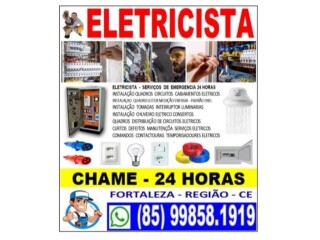 ELETRICISTA EMERGENCIA 24 HORAS 85 99858-1919 Fortaleza Cidade - Pintor de parede e reformas 