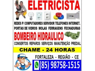 ELETRICISTA FORTALEZA 24 HORAS 85 98758-1515 Fortaleza Cidade - Pintor de parede e reformas 