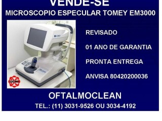 MICROSCOPIO ESPECULAR TOMEY EM-3000 - REVISADO Alto de Pinheiros - Serviços especializados 